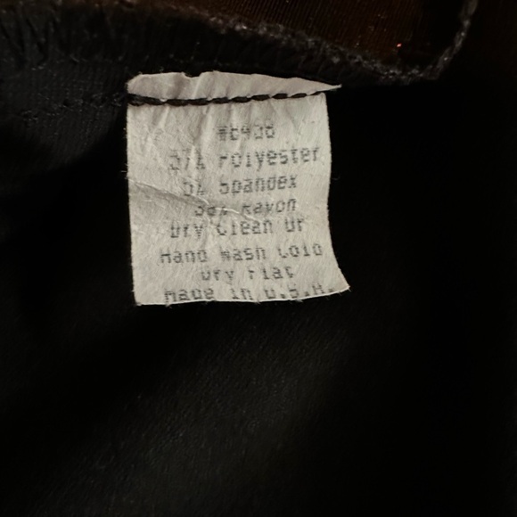 Andria Lieu Collection Ruffled Sleeve Jacket Red And Black Buttons Size Medium - Picture 15 of 15